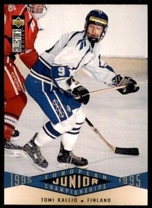 1995-96 Collector's Choice Tomi Kallio Rookie Finland #334