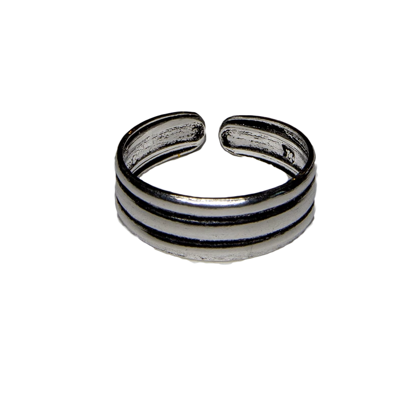 Zehen Ring .925 Sterlingsilber Mädchen Verstellbar Offen Fuß Strand Ring - Bild 1 von 1