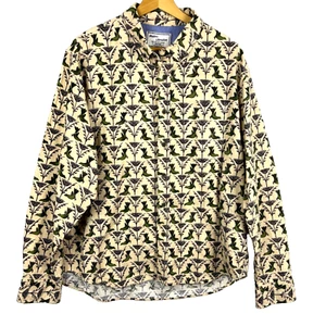 Modern Liberation Men's Casual Long sleeve Button Up Shirt Sz XL Novelty Flannel - Picture 1 of 10