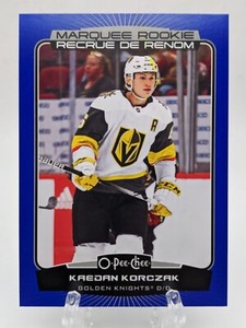 2022-23 O-Pee-Chee OPC Hockey Blue #553 Kaedan Korczak; Golden Knights