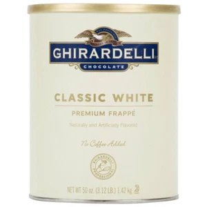 Ghirardelli 3.12 lb. Classic White Chocolate Frappe Mix - Picture 1 of 4