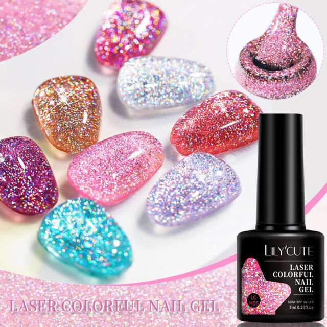 LILYCUTE Conjunto de esmalte de unhas em gel pastel, 12 cores