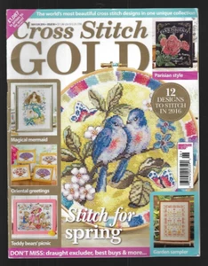 Kreuzstich Gold - Stich für den Frühling - Mai/Juni 2016 Ausgabe 54 - Bild 1 von 2