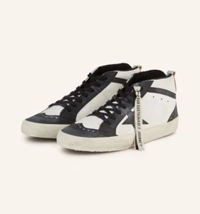 GOLDEN GOOSE: Sneaker, "Mid Star", Gr. 37, Weiß/Schwarz, NP: € 490,- / NEUwertig - Bild 1 von 13