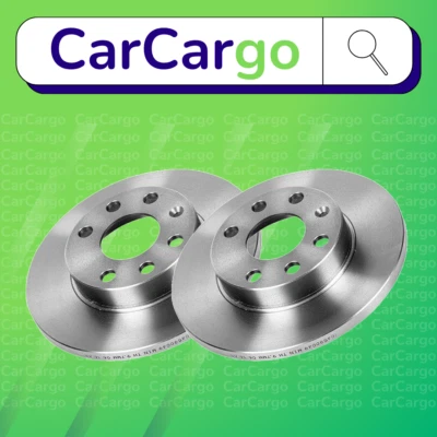 Premium Solid Front Brake Discs Pair Opel Kadett 1.8 E 1985-1986 236 mm - Image 1 of 4