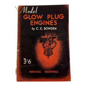 Vintage Modell Glühkerzenmotor von C.E.Bowden 3'6 Percival Marshall Buch gebraucht - Bild 1 von 2