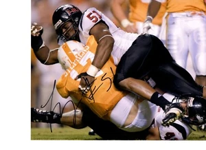 FOTO FIRMADA DE HUSKIES LARRY ENGLISH NORTHERN ILLINOIS 8X10 CON CERTIFICADO DE AUTENTICIDAD - Imagen 1 de 1
