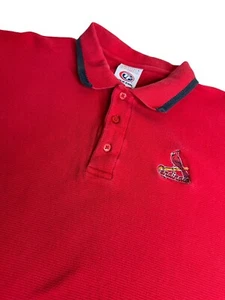 St Louis Cardinals MLB Poloshirt Herren L rot gesticktes Logo Performance Golf - Bild 1 von 7