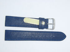 DI-Modell Genuine Smooth Ostrich Leather 20 mm NAVY Watch Band Strap "SAVANNA"