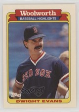 1991 Topps Woolworth Baseball Highlights Box Set Dwight Evans #10