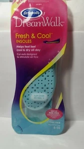 Dr Scholl's Dream Walk Fresh & Cool Insoles Women 6-10 Scholls 2 Pairs - Picture 1 of 12