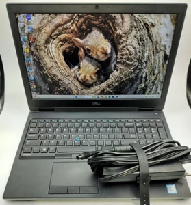 Dell Precision 7530 15.6" FHD i7-8850H Quadro P2000 32GB 256GB NVMe Win 11P Read - Picture 1 of 8