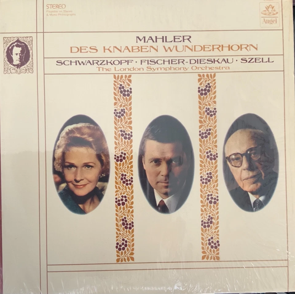 MAHLER-DES KNABEN WUNDERHORN-FISCHER-SZELL-ORIGINAL ANGEL S-36547 STEREO VINYL Foto 1 de 2