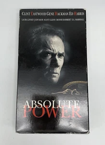 Absolute Power VHS 1997 Clint Eastwood Gene Hackman Ed Harris Pre-Owned - Picture 1 of 7