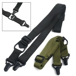 Tactical 1 or 2 Point Multi Mission 1.2" Rifle Sling Quick Detach QD Nylon Sling - Picture 1 of 16