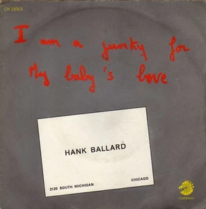 HANK BALLARD I AM A JUNKY FOR MY BABY'S LOVE FRENCH 45 PS 7"  - Picture 1 of 1