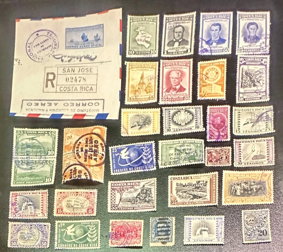 Estampillas B704, 50+ con Costa Rica Foto 1 de 1