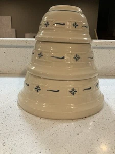 LONGABERGER Woven Traditions 3er Set Heritage Green verschachtelte Rührschüsseln - Bild 1 von 19