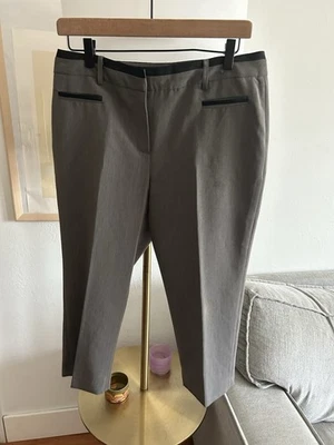 Pantalones Covington Capri Vintage Gris Elastizados Preppy Retro Años 90 Talla 10P Foto 1 de 4