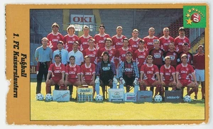 Magic Sport German ID Cards 1995-1996 RARE- Fußball - 70 - FC Kaiserslautern - Bild 1 von 2