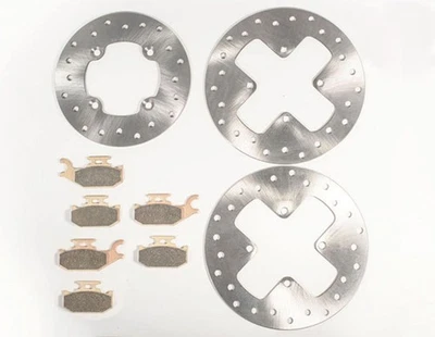 Can-Am Outlander XT 500 2007 2008 rotores de freno delanteros traseros pastillas de freno y disco Foto 1 de 4