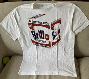 Uniqlo UT Archive Herren Andy Warhol Brillo T-Shirt Gr. Medium weiß NEU - Bild 1 von 3