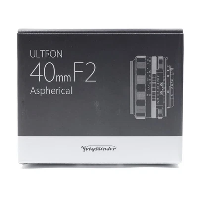 Voigtlander Ultron 40mm f/2 SL II-S Black for Nikon F mount [Brand New] #5261J - Image 1 of 4