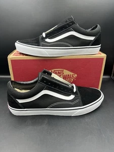 Men’s Vans Classic Old Skool Skate Shoes - Uk Size 10.5 - Black / White - Picture 1 of 8