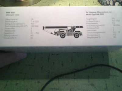 KRUPP KMK 2025 TELESCOPING CRANE 1:50 SCALE-MINT IN BOX - Image 1 of 4