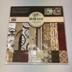 bobunny “Time Piece”combo cardstock and  18 double sided sheets + sticker page - Picture 1 of 2