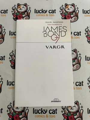 James Bond VARGR #1 007 (2015) NM+ Blank Sketch Variant Authentix Warren Ellis - Image 1 of 2