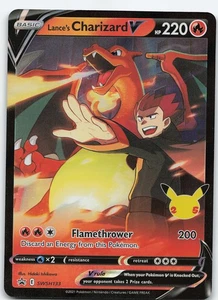 Lance's Charizard V - SWSH133 Promo Holo Espada y Escudo Promo Casi Nuevo Pokémon - Imagen 1 de 2