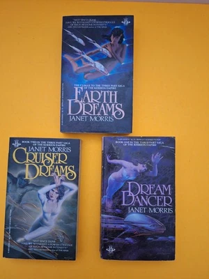 Kerrion Empire Trilogy by Janet Morris Earth Dreams Cruiser Dreams Dream Dancer - Image 1 of 4