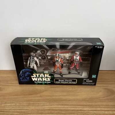 1999 Star Wars Rebel Pilots Ten Numb Wedge Antilles Arvel Crynyd Hasbro NIP - Image 1 of 4