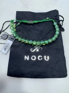 Nogu Grüner Mond Silber Perlen Armband Neu - Bild 1 von 3