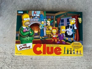 Vintage Parker Brothers The Simpsons Clue Board Game 2002 Open Box Pieces Sealed - Bild 1 von 3