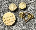 VINTAGE WATERBURY CO'S W 21 ARMY BUTTONS MILITARY US PINS 5/8