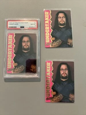 1995 lleno de acción WWF Undertaker #2 PSA 8 WWE Foto 1 de 4