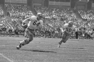 1967 San Francisco 49ers DAVE WILCOX with Interception 4x6 Photo - Bild 1 von 1