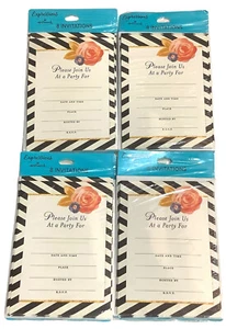 Hallmark Expressions Partyeinladungen - Menge 4 Pakete (32 Einladungen) Einzeltafel - Bild 1 von 4