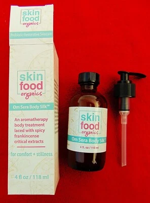 SKIN FOOD ORANICS ~ BODY SILK WITH FRANKINCENSE ~ 4 FL. OZ. ~ BRAND NEW IN BOX - Image 1 of 4