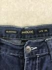 HELIX Jeans Mens 34x30 Relaxed Boot Blue Medium Wash Denim Casual Distressed