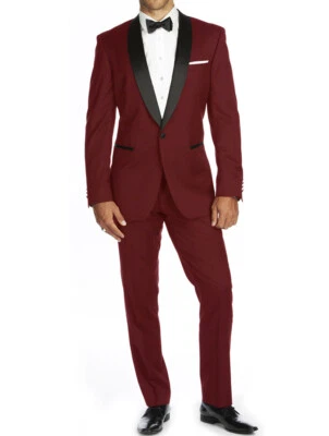 Men's Shawl Lapel Runway Tuxedo - Image 1 of 4