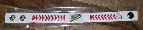 Oakland Athletics A's Baseball Seam Bracelet Cover