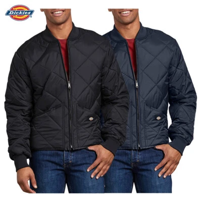 Dickies Men's 612420 Water Resistant Diamond Quilted Nylon Coat Jacket - image 1 of 4