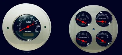 1947 1948 1949 1950 1951 1952 1953 Chevy Truck calibre 5 tablero juego de inserción PC Foto 1 de 4