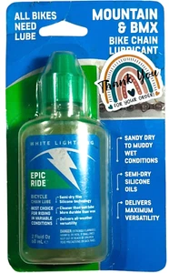 White Lightning Metal Bicycle Chain Lubricant Clear - Picture 1 of 3