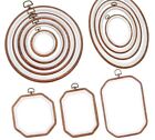 Embroidery Hoop Frame Wooden Styles Suitable For Needlework Cross Stitch Holders