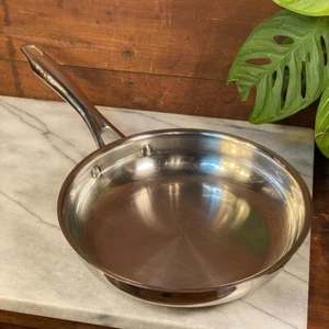 Cuisinart Stainless Steel 8” High Impact Bonded Base Skillet Fry Pan 822-20SA - Picture 1 of 10