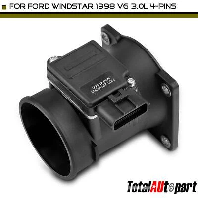 Nuevo conjunto de sensor de flujo de aire de masa con carcasa para Ford Windstar 1998 3,0 L 4 pines Foto 1 de 4